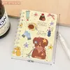 Cuaderno de Espiral de Mascota de Dibujos Animados Lindo, Cuaderno A7 Pequeño de Bolsillo con Solapa Portátil de Aspecto Elegante, Bloc de Notas Creativo para Mensajes de Estudiante