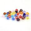 Cerca de 125 peças de 1 4mm de vidro roda de cristal contas planas contas feitas à mão diy frisado brincos de pulseira acessórios cross-border venda quente