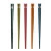 Palillos Familiares Hogareños Para Una Persona Un Color Palillos Especializados Macarrón Cinco Colores Palillos de Aleación Antibacterianos Resistencia a Altas Temperaturas