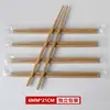 Pauzinhos descartáveis, comprimento estendido, embalagem comercial para viagem, convenientes para hot pot, pauzinhos de bambu, pauzinhos domésticos, embalados individualmente, restaurante de fast-food