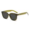 Nuevas gafas de sol gm para mujer Gafas de sol para mujer con montura cuadrada redonda Carey Estilo de celebridad de Internet mismo estilo para hombre para conducir protección solar al por mayor