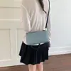 Bolso Retro Mate, Bolso de Hombro Simple Versátil con Bloques de Color, Diseño de Nicho de Alta Gama, Bolso de Axila para Mujer, Bolso Baguette