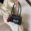 Advanced Sense Niche Woolen Underarm Bag Feminino 2024 Nova Moda Retro Bolsa de Ombro All-match Bolsa de Trabalho