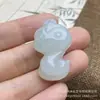 Pingente de Jade do Zodíaco Natural de Tianshan Pingente de Jade do Zodíaco Colar de Corrente de Suéter de Jade para Homens e Mulheres