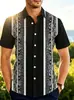 Nova Camisa Masculina de Botão Estilo Verão Manga Curta Estampa Digital, Camisa Masculina Disponível na Amazon, Produto Novo
