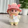 Solo ropa] la primera y segunda generación Labubu muñeco tela tela colgante correa falda sentada fiesta ángel lazo adorable