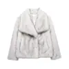 Ropa de mujer transfronteriza de Amazon comercio exterior Invierno estilo socialité elegante de moda europeo y americano abrigo de piel sintética D69352