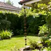 Corrente de Chuva de Metal Vintage Transfronteiriça Pingente Drenagem Pia Drenagem Bico de Drenagem Ferramenta de Hardware Jardim Exterior Beiral Decoração Sino de Vento
