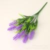 Buquê Artificial de Lavanda para Decoração Floral de Hotel e Restaurante, Flores Artificiais de Plástico Falso, Espigas de Trigo para Paisagismo Externo