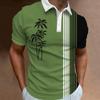 Polo de Hombre Malla Transpirable Solapa Tops Camisetas Minimalistas