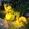 Luces de Jardín Impermeables Solares con Diseños Realistas de Animales: Nuevas Luces de Césped de Ardilla, Caracol y Panda para Iluminación de Paisaje Exterior