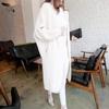 Suéter Casual Estilo Japonês Manga Morcego Feminino Roupa Externa 2025 Outono Novo Estilo Coreano Solto Comprimento Médio Cardigã Tricô