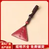 Mineral Crudo Cinabrio Buda Amitabha Colgante Triángulo Alto Contenido Arena Dorada Púrpura Arena Roja Amuleto Venta Directa de Fábrica Mayorista