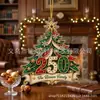 Adorno Navideño de Acrílico Tema Patriotismo 2026 250 Aniversario de la Fundación de los Estados Unidos Regalo Navideño
