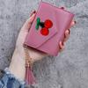 Monedero de Color Sólido con Borla de Frutas y Verduras Shein 70% de descuento Cartera Estilo Ins Cartera para Mujer Portatarjetas de Estudiante Cartera Delgada