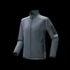 Chaqueta Deportiva Unisex de Alta Gama para Exteriores con Cuello Alto, Cremallera Completa y Forro Polar Versátil 1391