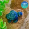 Adornos Luminosos de Tortuga Nuevos Impresos en 3D con Articulaciones Móviles y Manualidades de Plástico Sólido Impreso para Paisajismo de Acuarios