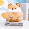 Almohada Manta Capibara Hámster Pingüino de Dibujos Animados Tres en Uno Almohada para Siesta de Oficina Cojín Almohada Calentador de Manos para el Hogar Muñeco