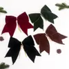 Decorações de Laços de Veludo de Natal Transfronteiriços DIY Árvore de Natal Guirlanda Festa Fita Festiva Laço
