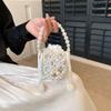Bolso de Perlas Bolso Cruzado Verano 2023 Popular en Internet Bolso Pequeño Mini Versátil Tejido a Mano Bolso Decorativo
