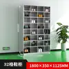 Gabinete para Zapatos Multicompartimento de Acero Inoxidable 304 de Fábrica Laboratorio Taller Libre de Polvo Vestuario Taquilla Gabinete de Doble Cara con Puerta