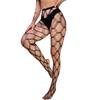 Meias finas pretas sexy de rede vazada, estilo ins europeu e americano popular, para mulheres, pura sedução, meia-calça sexy