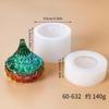 Molde de silicona para caja de almacenamiento con forma de gota de cristal, ideal para hacer tú mismo, con forma de flor de ciruelo, cuadrado y redondo, para joyería