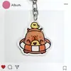 Llavero de Acrílico Personalizado para Cobaya Japonés y Coreano Capibara Lindo Divertido Divertido Pequeño Regalo Llavero Colgante Decorativo
