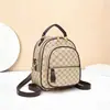 Bolsa Tote Pequena Estampada de Novo Estilo Retrô de Alto Valor para Viagem, Mochila, Bolsa Transversal de Ombro Único para Mulheres