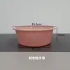 Dormitorio de Estudiantes Engrosado Lavandería Lavado de Cara Lavapiés Hogar Cocina Palangana Grande para Verduras Estilo Crema Lavabo de Plástico