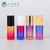Botella Roller de Vidrio con Gradiente de 5ml, Botella Roller de Bola de Acero para Masaje, Botella de Aceite Esencial, Botella Recargable, Botella de Vidrio Roller Ball, Empaque Cosmético