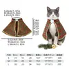 Capa nueva para mascotas de Amazon Navidad transformación creativa de fábrica ropa divertida para gatos de vacaciones venta al por mayor de fábrica