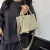 Bolso Cruzado Casual para Mujer 2025 Nuevo Estilo Elegante Elegante Bolso de Mujer Gran Capacidad Bolso Cruzado Europeo y Americano Bolso Cuadrado Pequeño