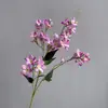 Orquídea Fresca Pequena Floral Flor Silvestre Fundo de Parede de Hotel Arranjo de Flores Flor Artificial Arranjo de Flores para Salão de Casamento Flor Artificial