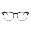 Gafas Retro Ultraligeras que Cambian de Color para Hombre, Detección Automática de Luz, Anti-UV, Doble Uso Interior y Exterior, Montura Negra, Gafas Anti Luz Azul para Mujer
