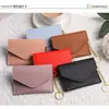 Moda Nuevo Mini Para Mujer Ultradelgado Llavero Portatarjeta de Autobús para Mujer Porta Licencia de Conducir Cambio Tarjeta Bancaria