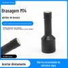 Abridor de furo m14 abridor de furo soldado 15mm preto broca para azulejo cerâmico seco abridor de furo de diamante