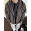 Nuevo cárdigan de punto con capucha para otoño e invierno para hombres y parejas, estilo old money, cálido y cómodo, venta al por mayor de fábrica transfronteriza