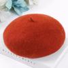 Sombrero femenino de invierno japonés lindo boina de lana otoño e invierno estilo coreano versátil ins sombrero de pintor británico Beilei
