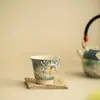 Taza de Té de Loto Pastel Jingdezhen China Taza de Maestro Taza de Invitado Taza de Té de Capacidad Pequeña Juego de Té de Cerámica Taza de Té Kung Fu