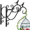 Soporte para plantas macetero comedero para pájaros carillón de viento linterna patio césped jardín soporte de pared