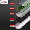 Cinta métrica de acero eléctrico Delixi Regla de acero 3.5m 10m Anticaída Alta precisión Engrosada Regla Verde fluorescente