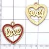 Venta Caliente Transfronteriza Serie de San Valentín Aleación con Goteo de Aceite Mixta 50 Colgantes Accesorios para Pulsera Collar DIY