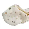 Tecido de Gaze Dupla Camada, Roupão de Casa para Crianças Tecido Crepe, Babadores de Saliva e Sacos de Dormir para Bebê Gaze Franzida