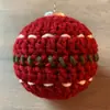 Navidad de Moda Transfronteriza Nuevo Estilo Europeo y Americano Bolas de Navidad Adornos Decorativos Hechos a Mano de Punto para Fiesta Navideña
