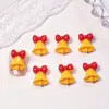 Joias de Resina Diamante Desenho Animado de Natal para Unhas Floco de Neve Fofo Chapéu Papai Noel Acessórios para Unhas DIY