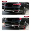 Aplicable a BMW Serie 7 G11 G12 2019-2022 Modelo Tardío Versión Estándar Lip Trasero Lip de Cola Difusor Kit de Carrocería Modificación