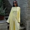 Ropa de Mujer Transfronteriza Europea y Americana Verano 2026 Nuevo Cárdigan Largo Casual de Manga Larga Pantalones Largos de Cintura Alta Conjunto de Moda