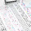 Poesia Açucarada Recorte Linha Indicadora de Fita de Desperdício Série Flecha Material de Decoração para Diário Adesivos Reutilizáveis 6 Designs