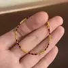 Nuevo Pulsera Trenzada Roja Auspiciosa Estilo Chino, Pulsera Simple Vintage, Accesorio Versátil para el Día a Día